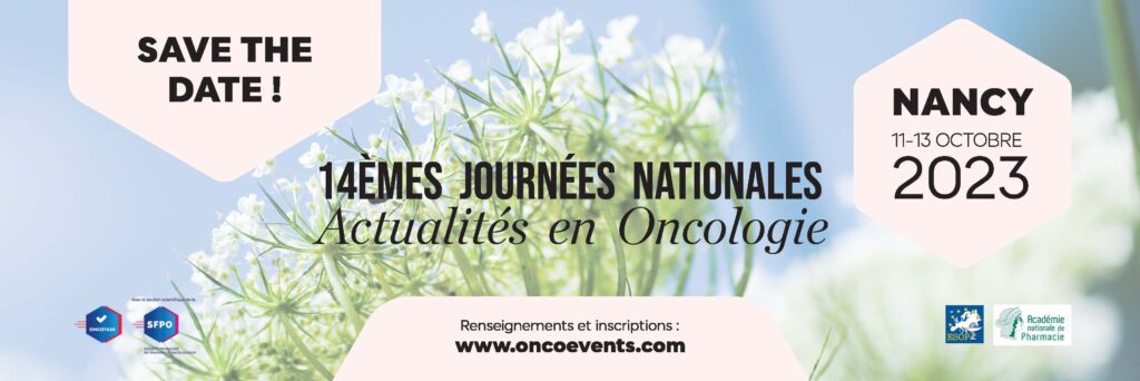 14èmes Journées Nationales Actualités en Oncologie